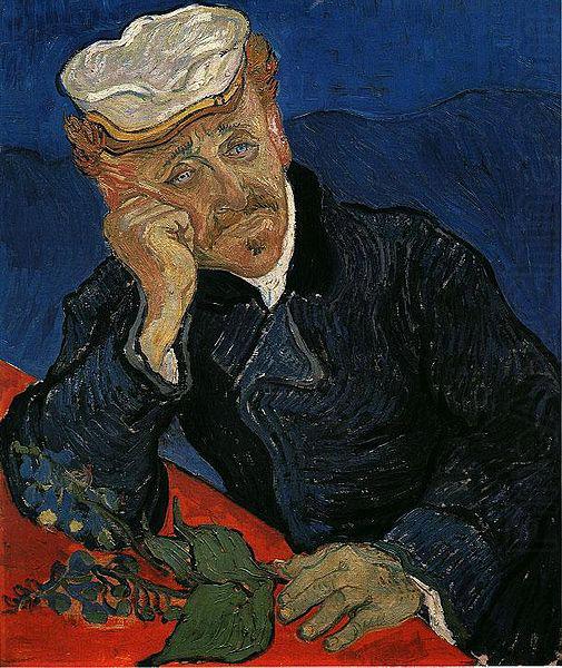 Portrait of Doctor Gachet, Vincent Van Gogh